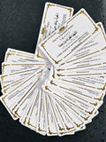 Set of 30 Essential DUA Stickers - Premium Quality